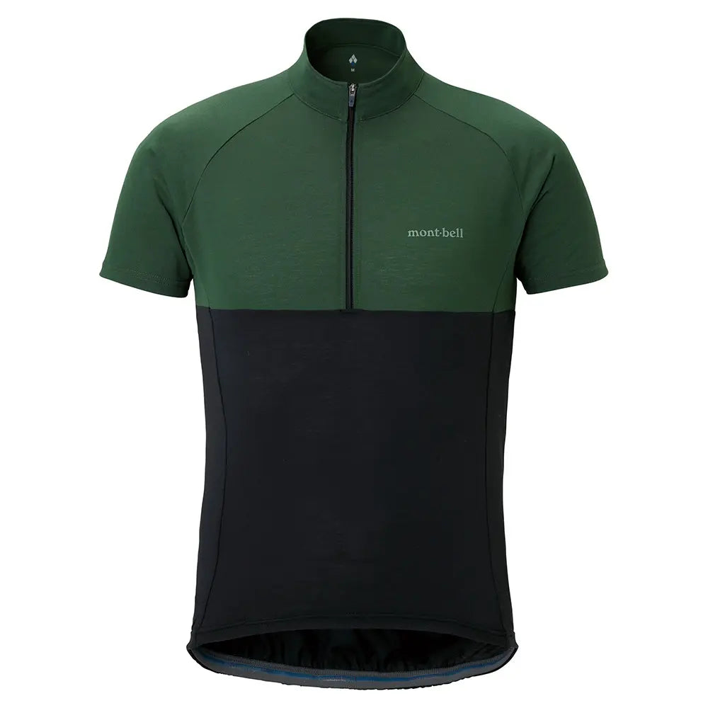 mont-bell: Wickron Cycle Short Sleeve Zip Shirt