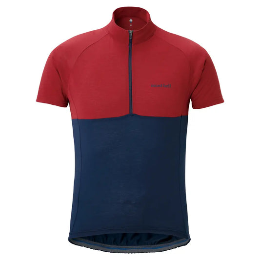mont-bell: Wickron Cycle Short Sleeve Zip Shirt