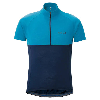 mont-bell: Wickron Cycle Short Sleeve Zip Shirt