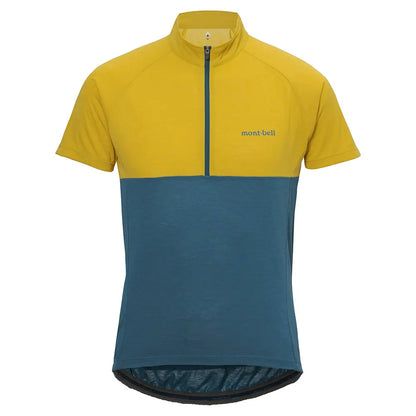 mont-bell: Wickron Cycle Short Sleeve Zip Shirt