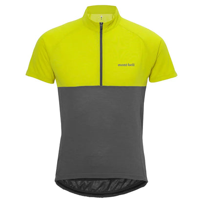 mont-bell: Wickron Cycle Short Sleeve Zip Shirt