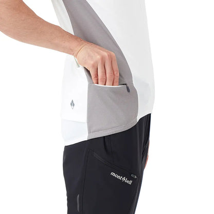 mont-bell: Cycool Short Sleeve Zip Shirt Men's