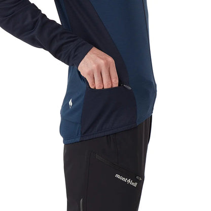 mont-bell: Cycool Long Sleeve Zip Shirt Men's