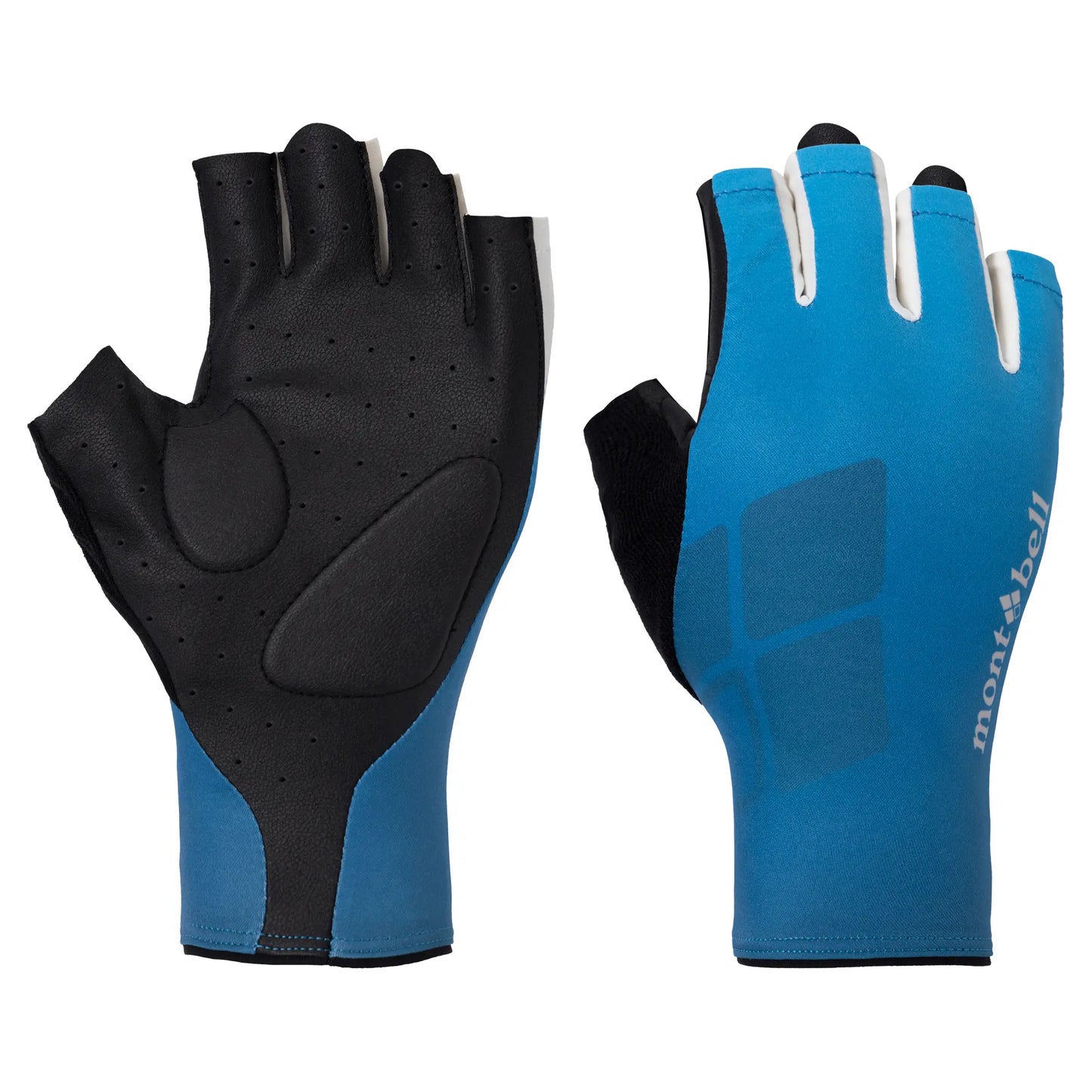 mont-bell: Wickron UV-TECT Print Cycling Fingerless Gloves