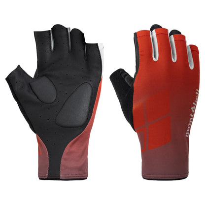 mont-bell: Wickron UV-TECT Print Cycling Fingerless Gloves