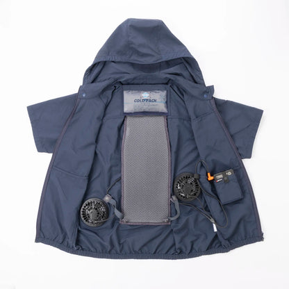 mont-bell: FanBlow Hooded Short Sleeve Jacket