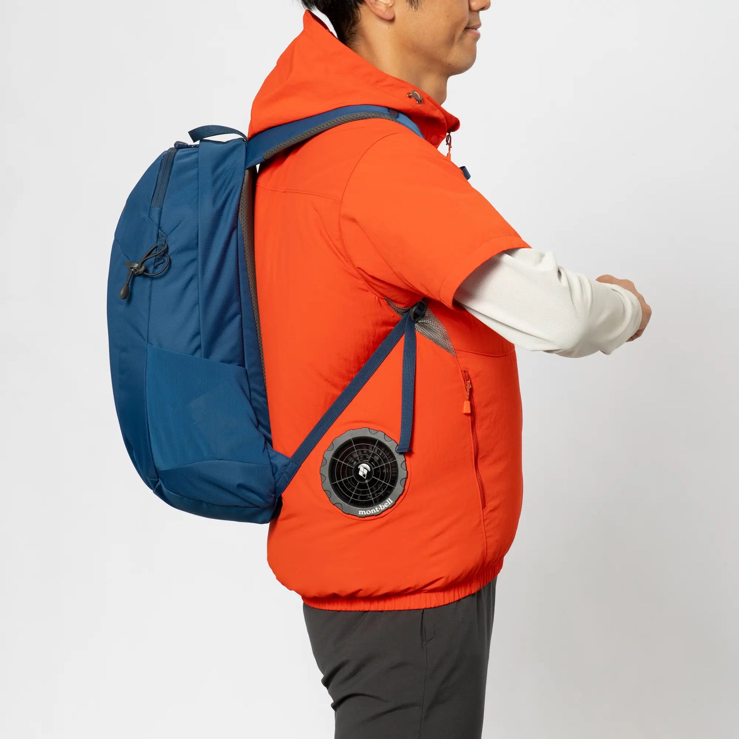 mont-bell: FanBlow Hooded Short Sleeve Jacket