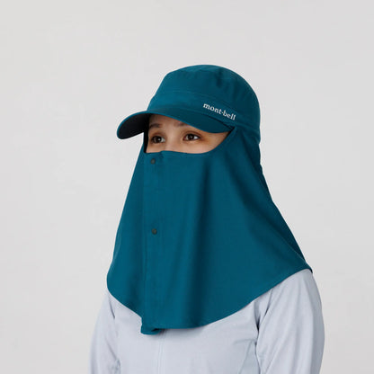 mont-bell: Wickron UV-TECT Field Detachable Face Shade Work Cap