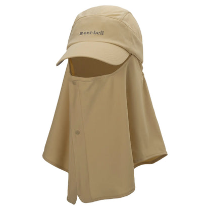 mont-bell: Wickron UV-TECT Field Detachable Face Shade Cap