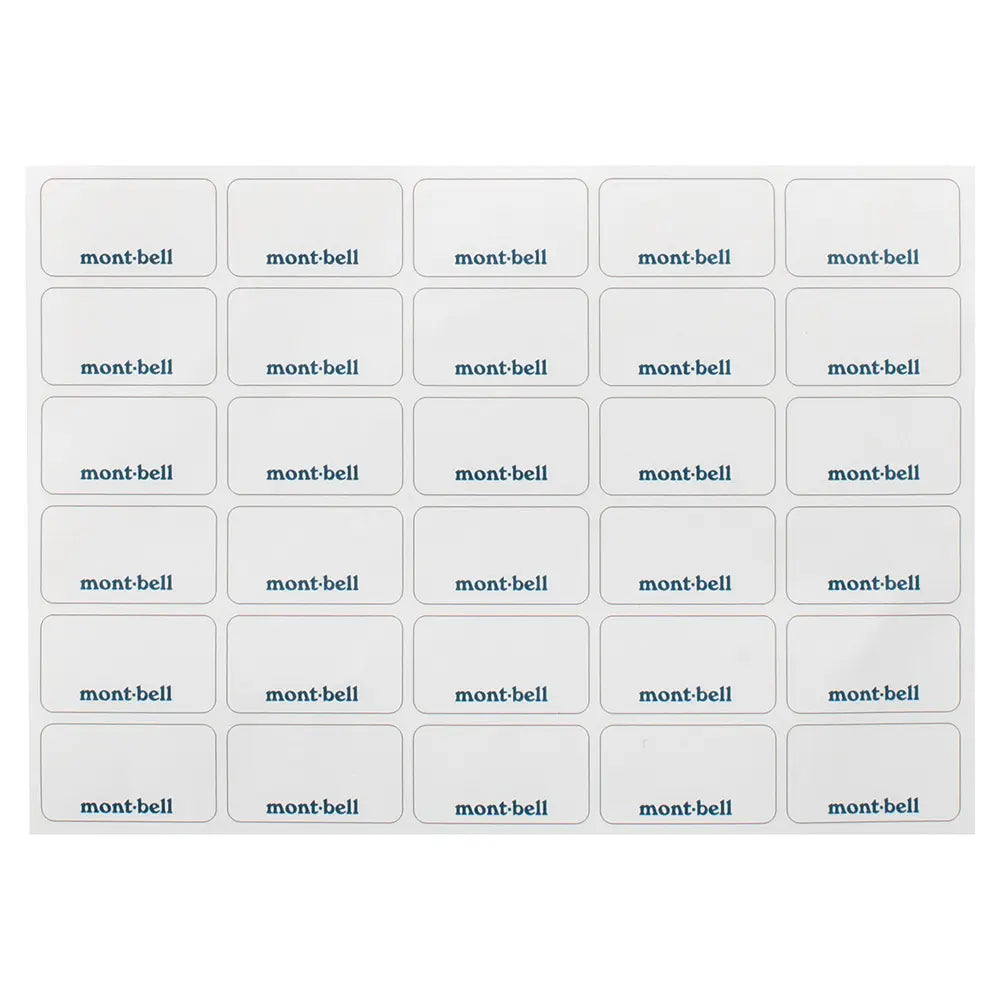 mont-bell: Name Sticker