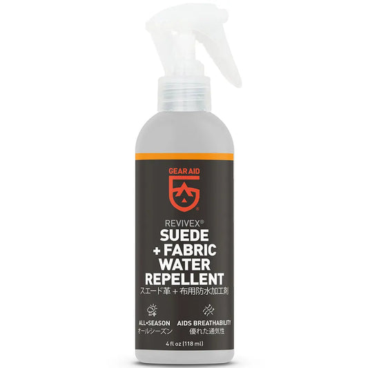 GEAR AID: Revivex Suede + Fabric Water Repellent 4 fl oz PFC Free