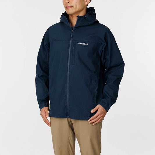 mont-bell: Washed Out Core Spun Hooded Jacket Men's