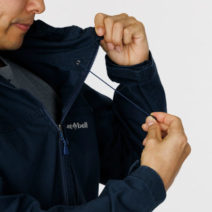 mont-bell: Washed Out Core Spun Hooded Jacket Men's