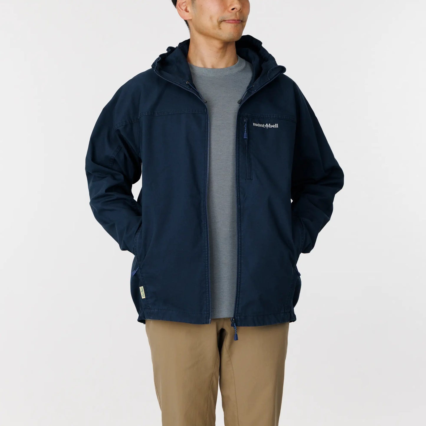 mont-bell: Washed Out Core Spun Hooded Jacket Men's
