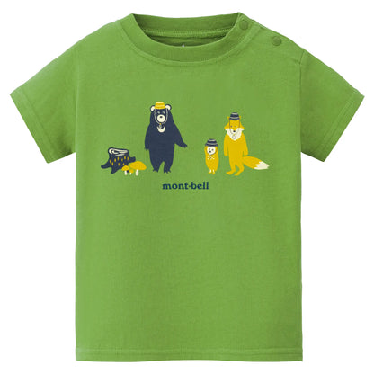 mont-bell: Cotton T Baby's Kinoko Mitsuketa 80 - 90