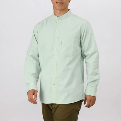 mont-bell: Core Spun Oxford Stand Collar Shirt Men's