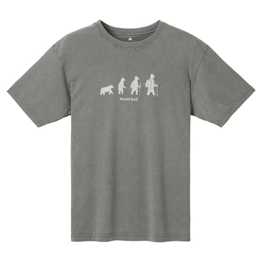 mont-bell: Washed Out Cotton T Walking Forward