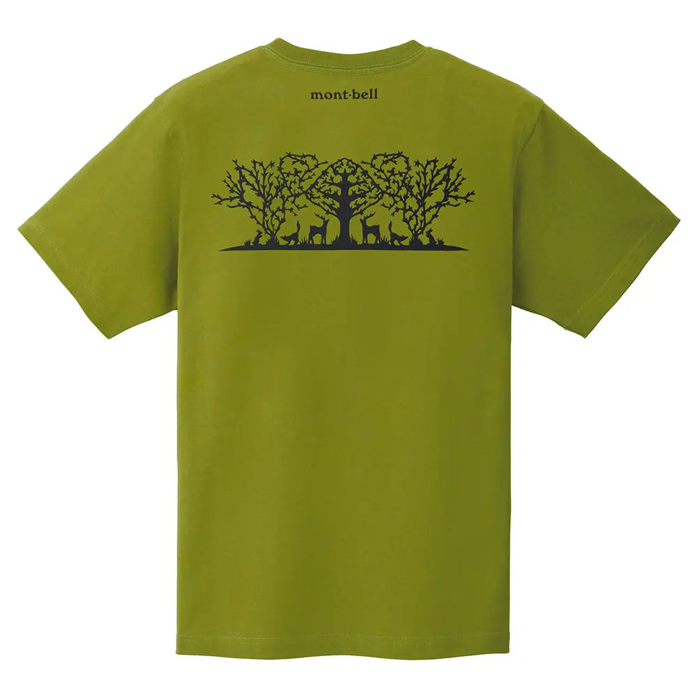 mont-bell: Pear Skin Cotton T Forest Gathering