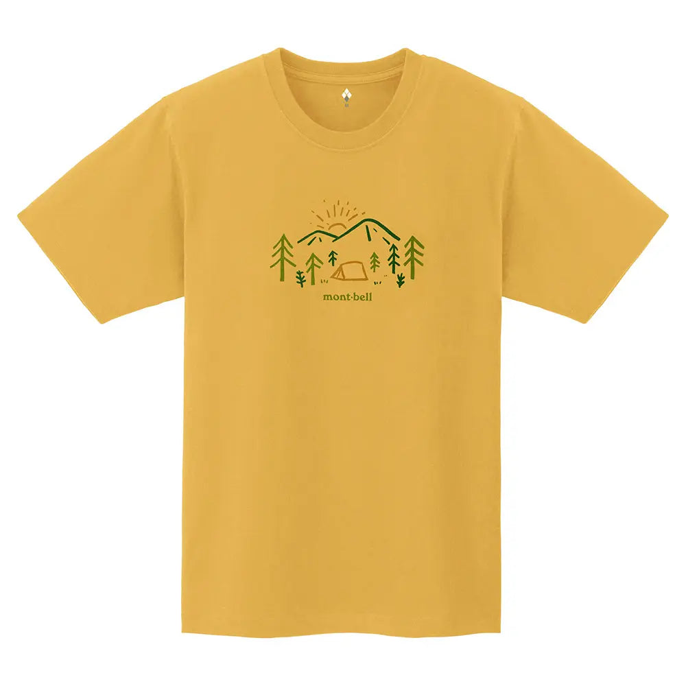 mont-bell: Pear Skin Cotton T Mountain Morning