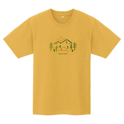 mont-bell: Pear Skin Cotton T Mountain Morning