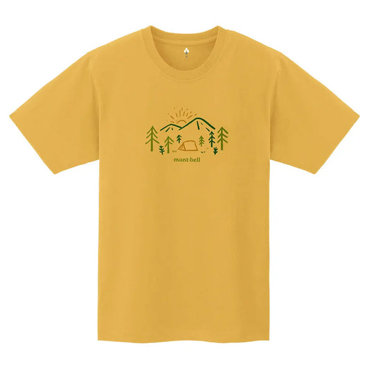 mont-bell: Pear Skin Cotton T Mountain Morning