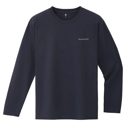 mont-bell: Pear Skin Cotton Long Sleeve T Road to the Mountains