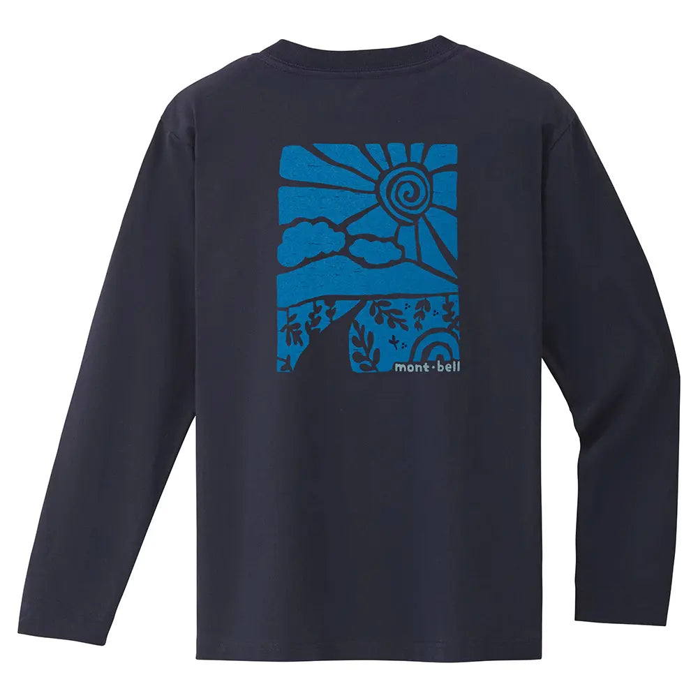 mont-bell: Pear Skin Cotton Long Sleeve T Road to the Mountains