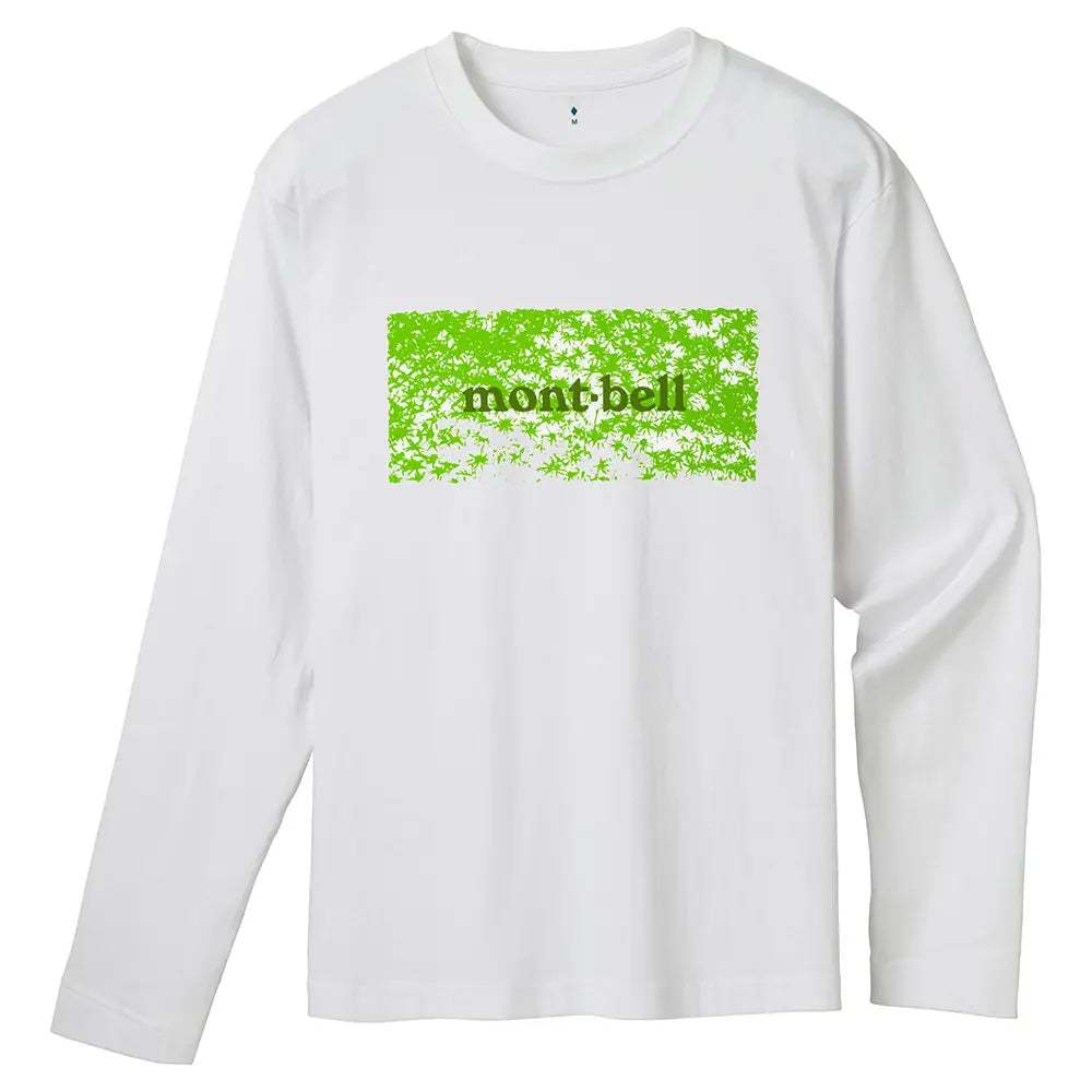 mont-bell: Pear Skin Cotton Long Sleeve T Maple Leaves