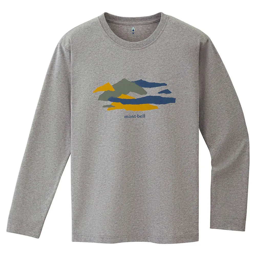 mont-bell: Pear Skin Cotton Long Sleeve T Mountains