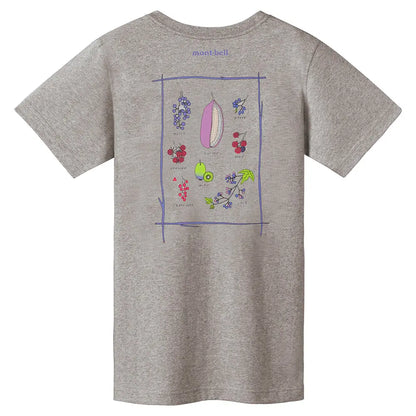 mont-bell: Pear Skin Cotton T Women's Wild Fruits of Japan