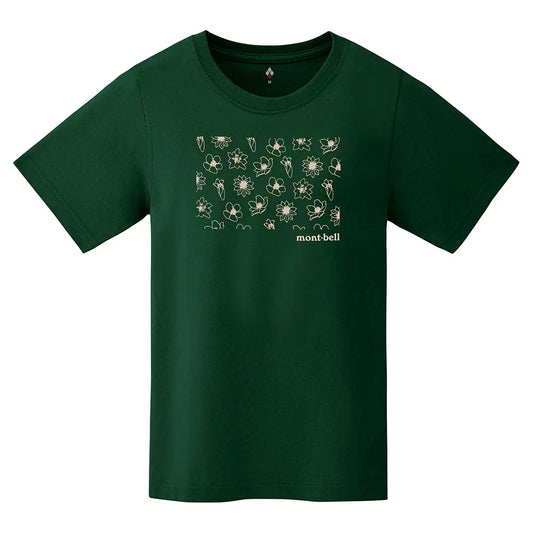 mont-bell: Pear Skin Cotton T Women's Floral Motif