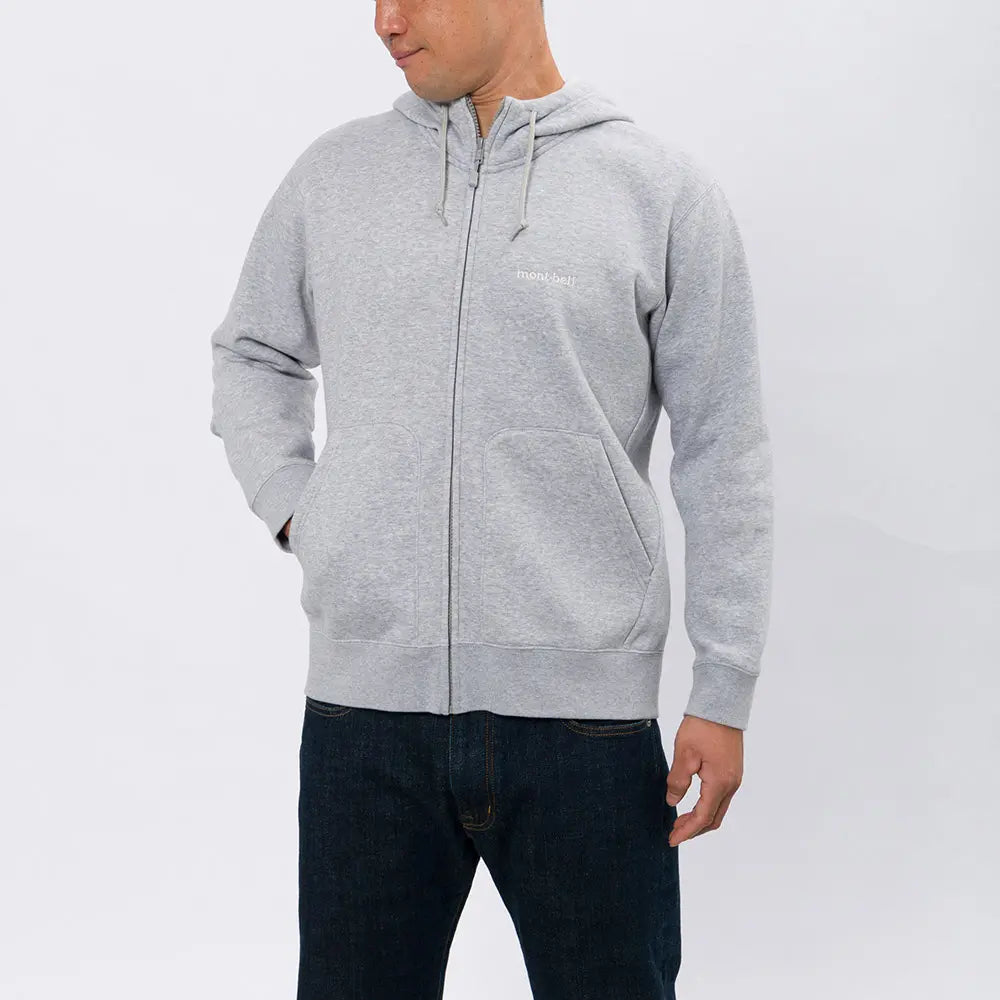 mont-bell: Cotton Full-Zip Hooded Sweatshirt Men's