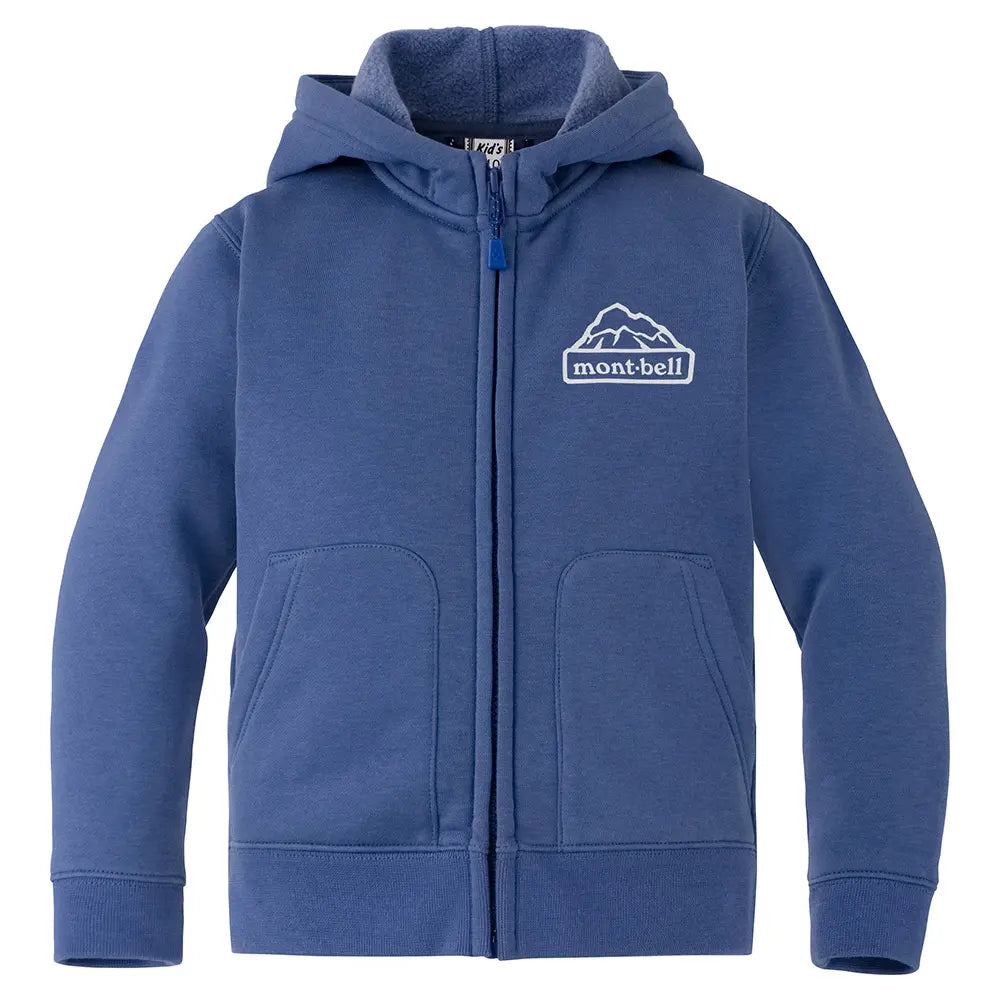 mont-bell: Cotton Full-Zip Hooded Sweatshirt Kid's 100 - 130