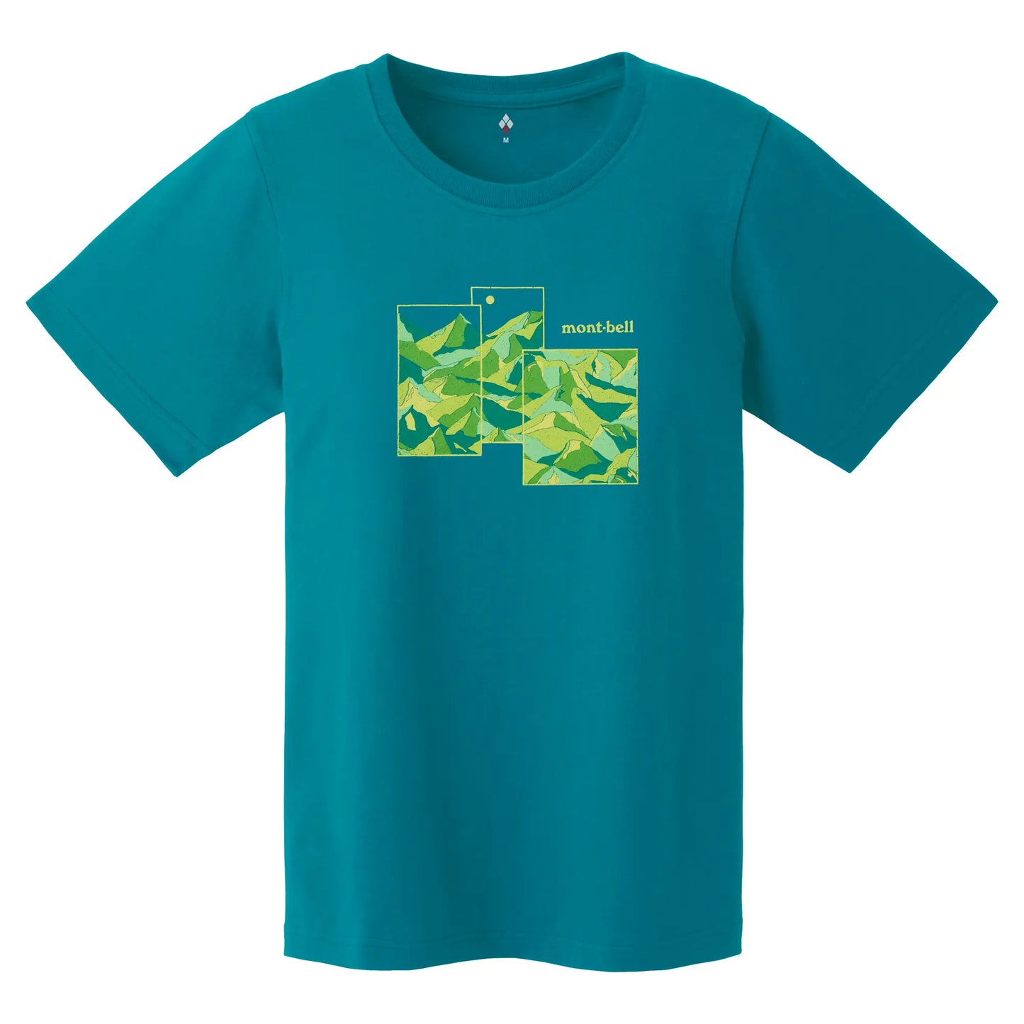 mont-bell: Pear Skin Cotton T Women's Mountain Collage
