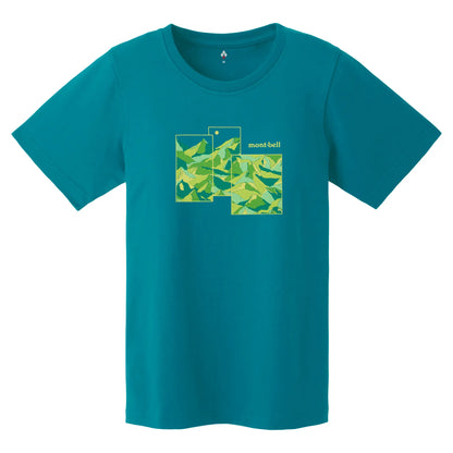 mont-bell: Pear Skin Cotton T Women's Mountain Collage