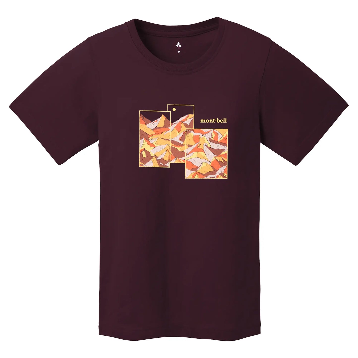 mont-bell: Pear Skin Cotton T Women's Mountain Collage