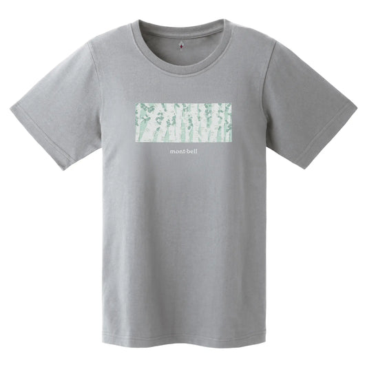 mont-bell: Pear Skin Cotton T Women's Japanese White Birch