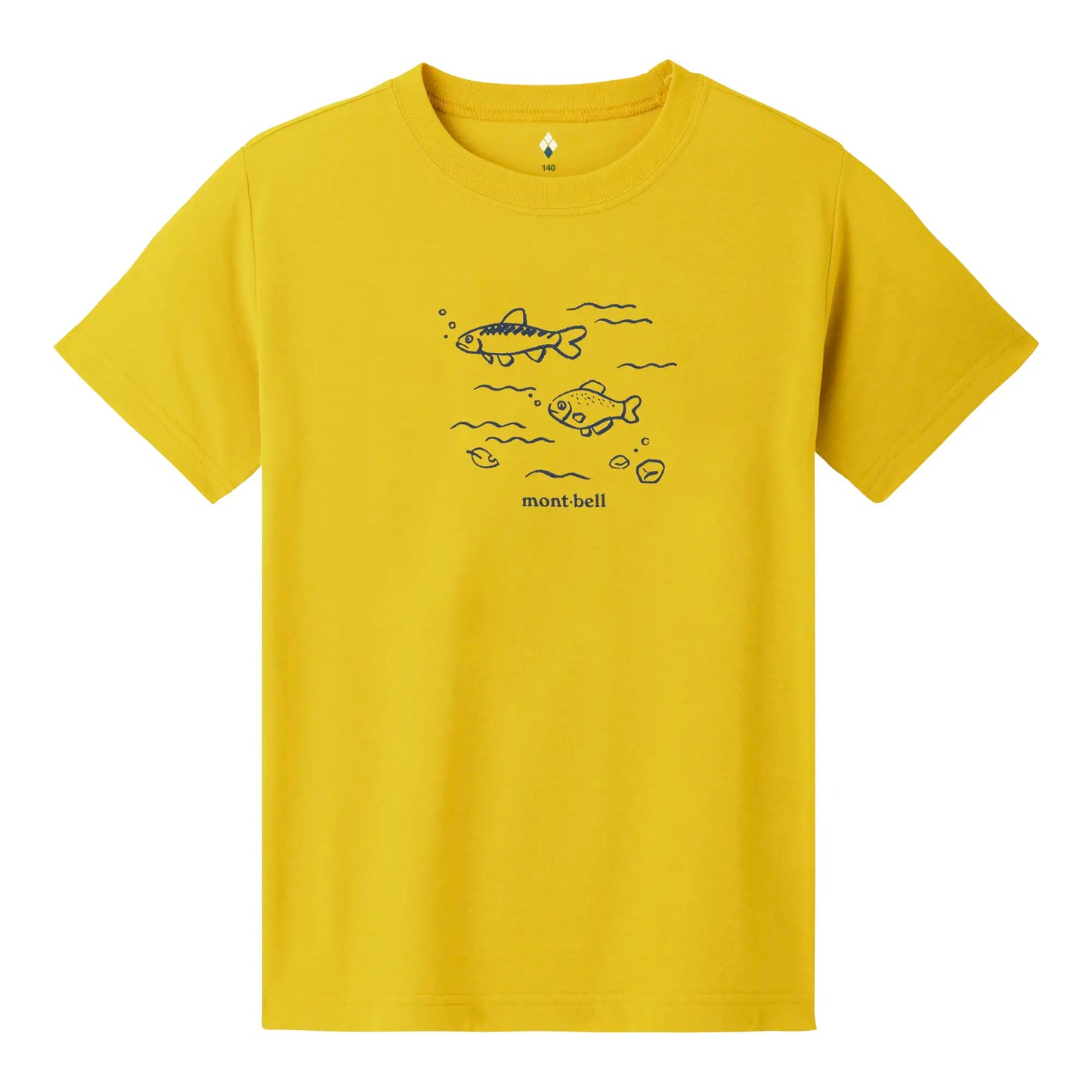 mont-bell: Cotton T Kid's Fish 130-160