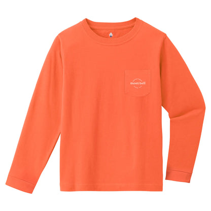 mont-bell: Cotton Long Sleeve Pocket T Kid's 140-160