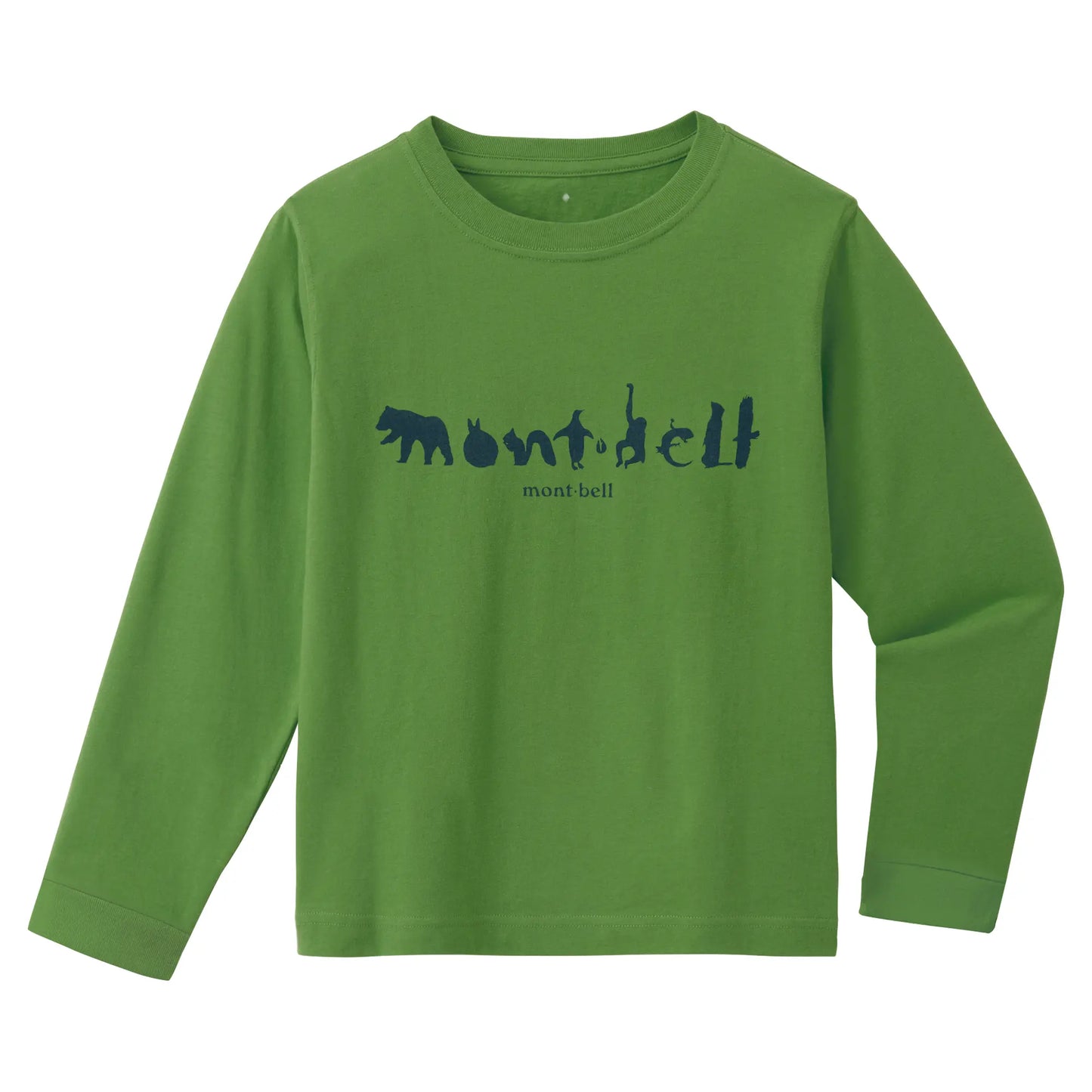 mont-bell: Cotton Long Sleeve T Kid's Animal Logo 100-130