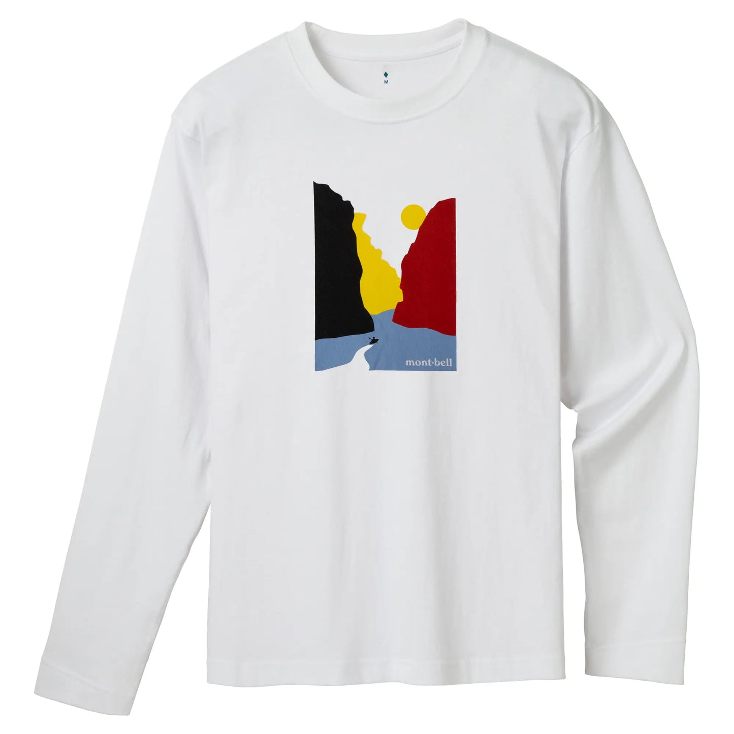 mont-bell: Pear Skin Cotton Long Sleeve T Journey on the Water