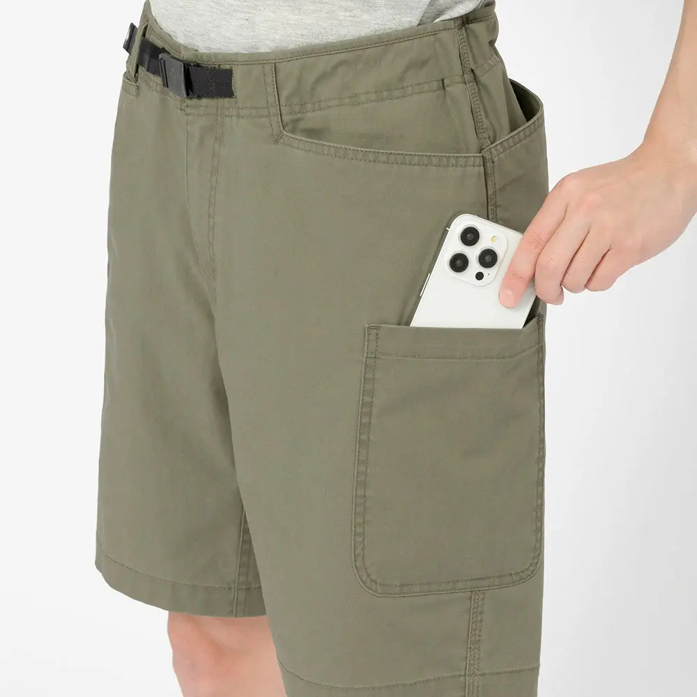mont-bell: Washed Out Core Spun Cargo Shorts Men's