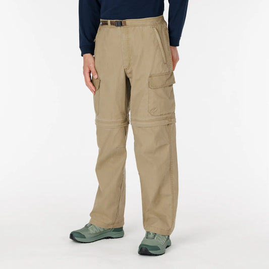 mont-bell: Washed Out Core Spun Convertible Pants Men's