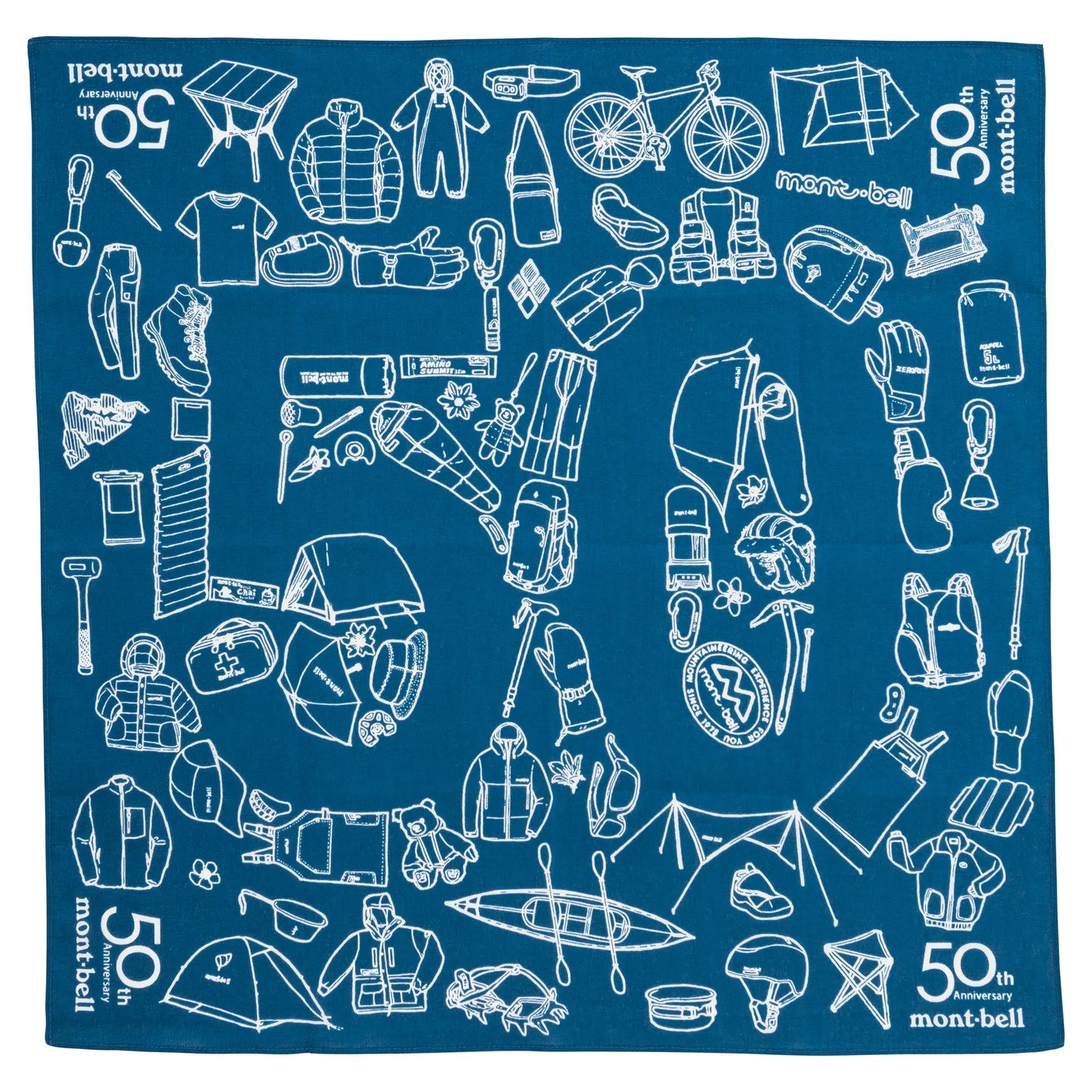 mont-bell: Bandana 50th