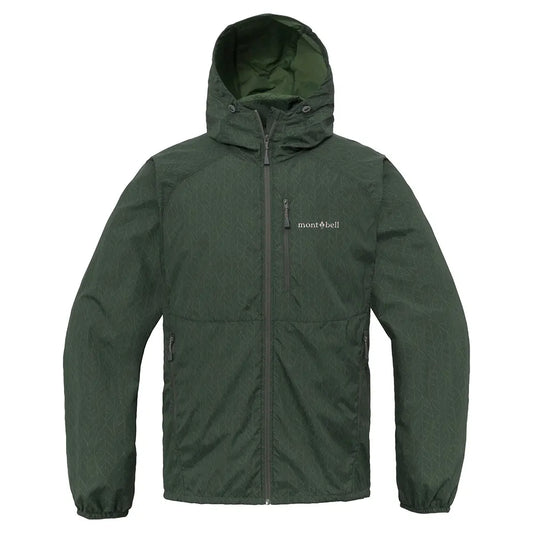 mont-bell: Wind Blast Print Hooded Jacket Men's (US Size 美版尺寸)