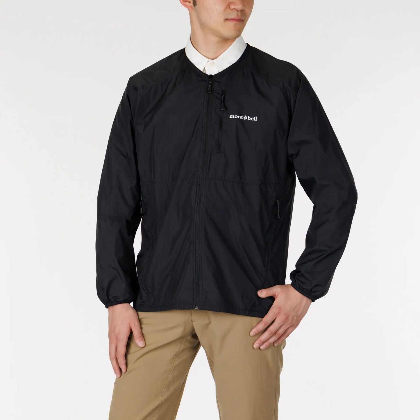 mont-bell: Wind Blast V-Neck Jacket Men's (US Size 美版尺寸)