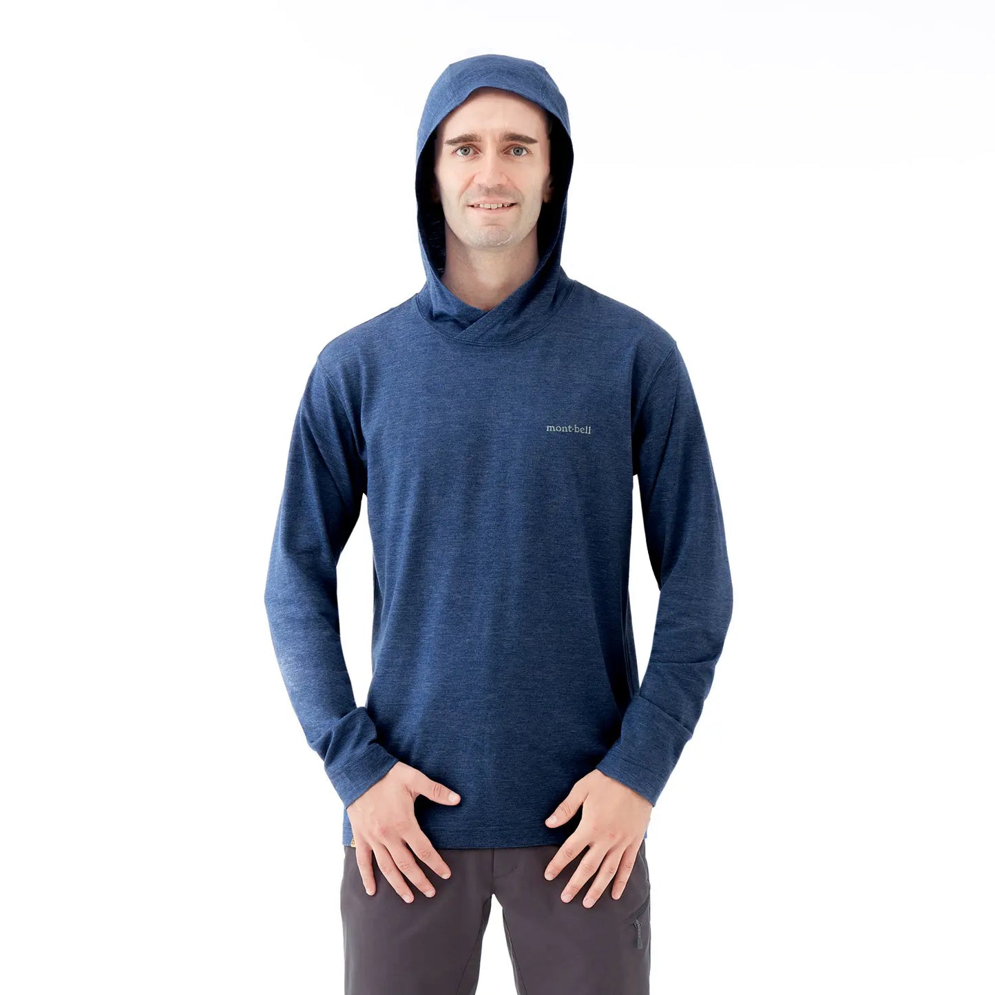 mont-bell: Merino Wool Plus Light Hoodie Men's (US Size 美版尺寸)