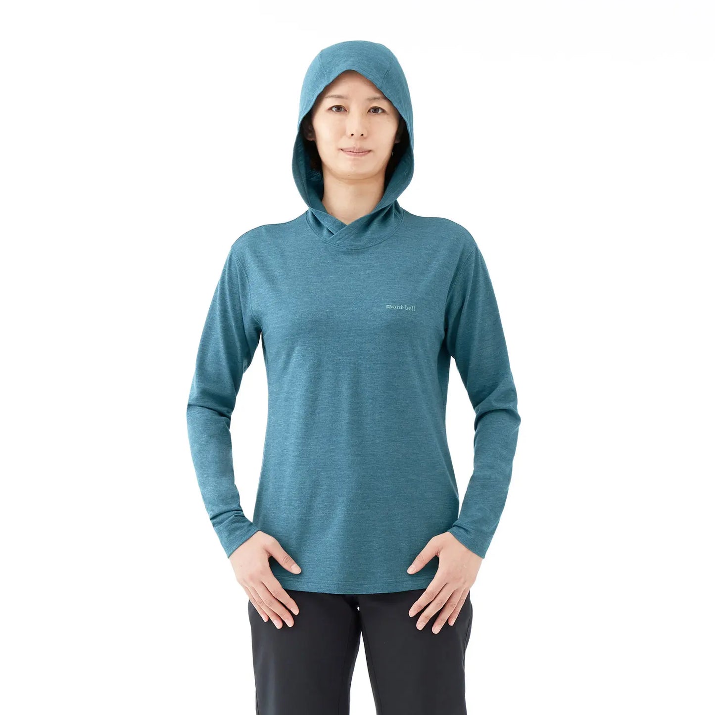 mont-bell: Merino Wool Plus Light Hoodie Women's (US Size 美版尺寸)