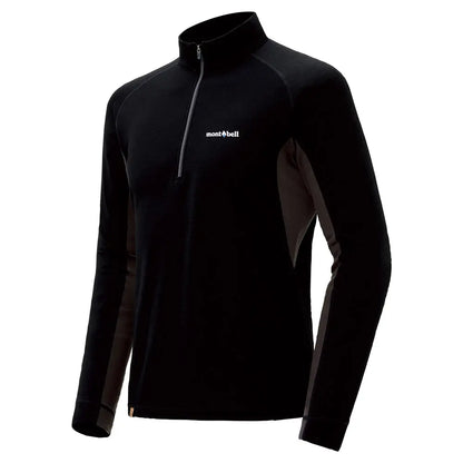 mont-bell: Merino Wool Plus Action Zip Neck Men's (US Size 美版尺寸)