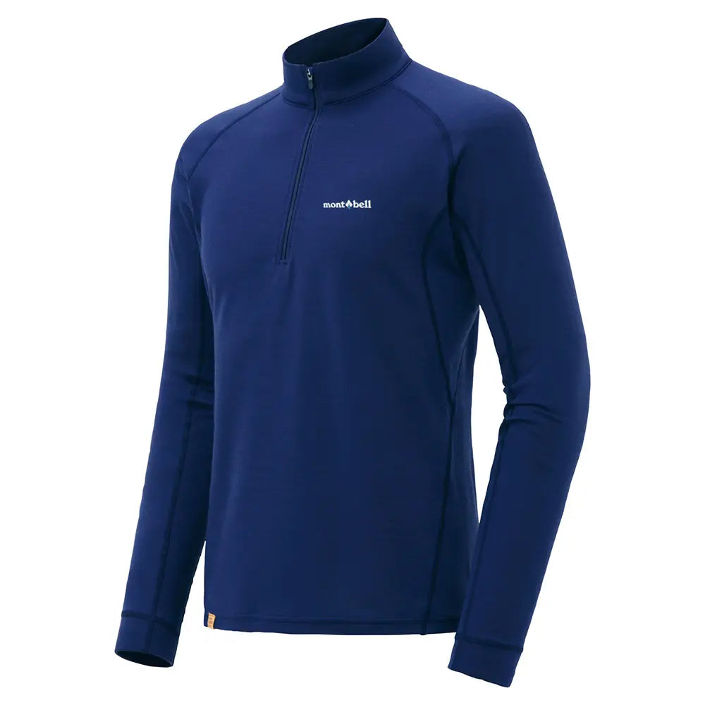mont-bell: Merino Wool Plus Action Zip Neck Men's (US Size 美版尺寸)